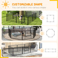 Load image into Gallery viewer, Heavy Duty Dog Playpen, 8 Panels Dog Pen, 60cm Height Pet Playpen Exercise Pen, with Door, for Small Dogs
