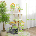 Load image into Gallery viewer, Cat Tower, 63 Inch Cat Tree for Large Cats Adult with Cat Scratching Posts, Cat Condo, Bed, Scratching Board, Cat Toys, Star and Moon Themed Cat Tree for Indoor Cats, Beige
