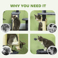Load image into Gallery viewer, 53" Cat Tree, Multi-Level Cat Tower for Indoor Cats with Sisal Scratching Posts, Cat Condo, Beds, Platforms, Ramp, Toy Balls, Cat Activity Center, Dark Grey
