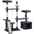Load image into Gallery viewer, 53" Cat Tree, Multi-Level Cat Tower for Indoor Cats with Sisal Scratching Posts, Cat Condo, Beds, Platforms, Ramp, Toy Balls, Cat Activity Center, Dark Grey
