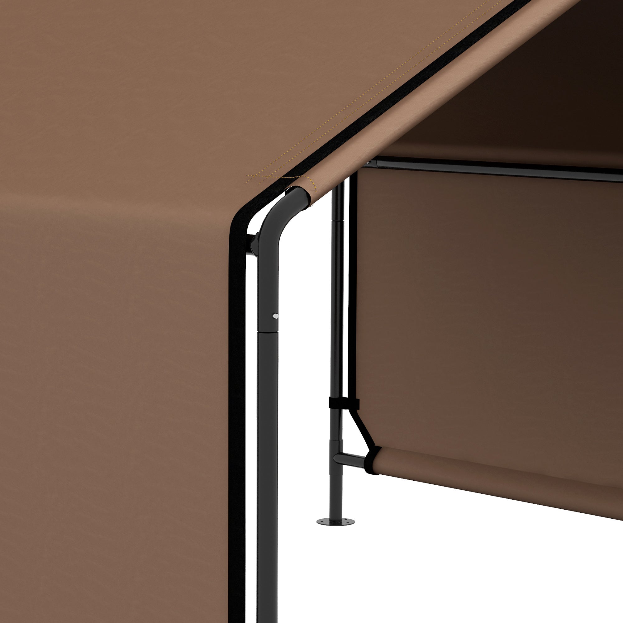 Dog Shade Shelter, Portable Pet Tent, Water Resistant Dog House for Shade Protection, Outdoor, Garden, Patio, Backyard, Brown