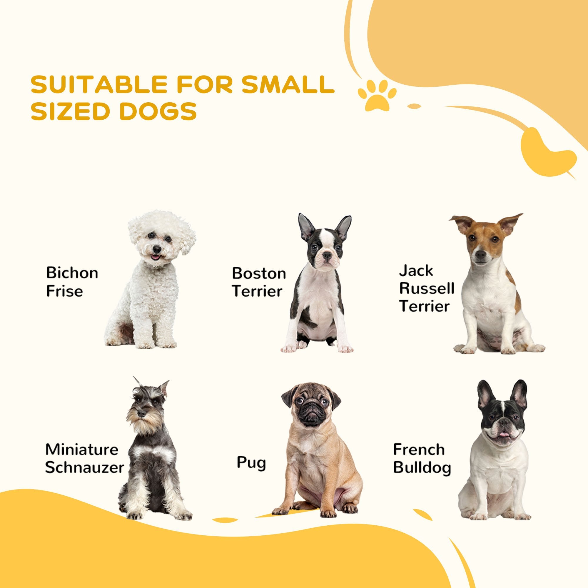 Dog Steps for Sofa and Bed, 3-Step Dog Stairs, Lightweight Pet Stairs with Side Panels, Non-Slip Feet for Small Puppies, Easy Assembly, Oak Finish