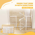 Load image into Gallery viewer, 30"-51" Baby Gate, 30"H Pet Gate with 3 Extension Kit, Auto-Close, Two-Way Open, Pressure Mounted for Stair, Doorways and Hallways, Black
