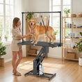 Charger l'image dans la visionneuse de la galerie, 43" L Hydraulic Dog Grooming Table, Z-Lift Height Adjustable Pet Grooming Table with Noose and Non-Slip Tabletop for Medium Large Dogs, Black

