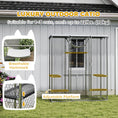 Load image into Gallery viewer, Large Catio Outdoor Cat Enclosure, Galvanized Steel Walk-in Cat Cage for Multiple Kittens, with Waterproof Cover, 5 Adjustable Platforms, Hammock, Metal Chicken Coop Run
