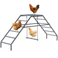 Load image into Gallery viewer, Steel Chicken Coop Perches with Adjustable Swing, 10 Roosting Bars, Activity Play Set, Chicken Coop Accessory Toys for Backyard, Farm

