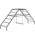 Load image into Gallery viewer, Steel Chicken Coop Perches with Adjustable Swing, 10 Roosting Bars, Activity Play Set, Chicken Coop Accessory Toys for Backyard, Farm
