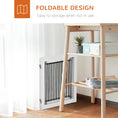 Load image into Gallery viewer, Freestanding Dog Cate, Foldable Wooden Pet Gate with  - 61cm Tall, for Stairways, Doorways, Hallways, Small Dogs - White
