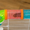 Load image into Gallery viewer, Hamster Cage, Small Animal House, 3-Level Guinea Pig Cage Gerbil Haven, Tunnel Tube System, with Water Bottle, Exercise Wheel, Food Dish, Ramps, Blue
