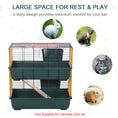 Load image into Gallery viewer, Indoor Rabbit Guinea Pig Cage Small Animal Cage Two Storey 80 x 44 x 82 cm
