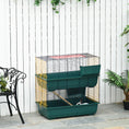 Load image into Gallery viewer, Indoor Rabbit Guinea Pig Cage Small Animal Cage Two Storey 80 x 44 x 82 cm
