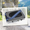 Load image into Gallery viewer, Dog Bike Trailer Pet Cart Bicycle Wagon Cargo Carrier Attachment for Travel with 3 Entrances Large Wheels for Off-Road & Mesh Screen, Blue
