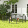 Load image into Gallery viewer, Dog Playpen, Wide 31.5"W Heavy-Duty Metal Puppy Play Pen, Pet Exercise Fences for Outside and Indoor, DIY Design with Door for Medium Dogs, 12 Panels, 31.5"H
