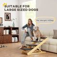 Load image into Gallery viewer, Dog Steps Dog Ramp, 4-Step Adjustable Height Pet Stairs for Large Sized Dogs, Foldable Dog Stairs for Bed Sofa, with Non-slip Surface
