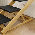 Load image into Gallery viewer, Dog Steps Dog Ramp, 4-Step Adjustable Height Pet Stairs for Large Sized Dogs, Foldable Dog Stairs for Bed Sofa, with Non-slip Surface
