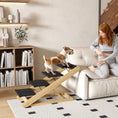 Load image into Gallery viewer, Dog Steps Dog Ramp, 4-Step Adjustable Height Pet Stairs for Large Sized Dogs, Foldable Dog Stairs for Bed Sofa, with Non-slip Surface
