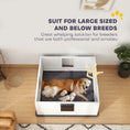 Load image into Gallery viewer, Whelping Box for Dogs, Dog Whelping Box Dog Playpen Fence Exercise Play Pen with Waterproof Washable Whelping Pad, Adjustable Entrance, Non-Slip Pads, for Large Dogs and Puppies, 124 x 120cm
