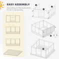 Load image into Gallery viewer, Whelping Box for Dogs, Dog Whelping Box Dog Playpen Fence Exercise Play Pen with Waterproof Washable Whelping Pad, Adjustable Entrance, Non-Slip Pads, for Large Dogs and Puppies, 124 x 120cm
