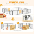 Load image into Gallery viewer, Dog Pen, 16 Panels Puppy Pen 60cm High, Heavy Duty Pet Playpen Portable for Indoor Outdoor, for Dogs, Ducks
