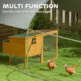 Load image into Gallery viewer, Large Chicken Coop Metal Chicken Run with Waterproof and Anti-UV Cover, Dome Shaped Walk in Fence Cage Hen House for Outdoor and Yard Farm Use, 1" Tube Diameter, 9.2' x 31.2' x 6.5'
