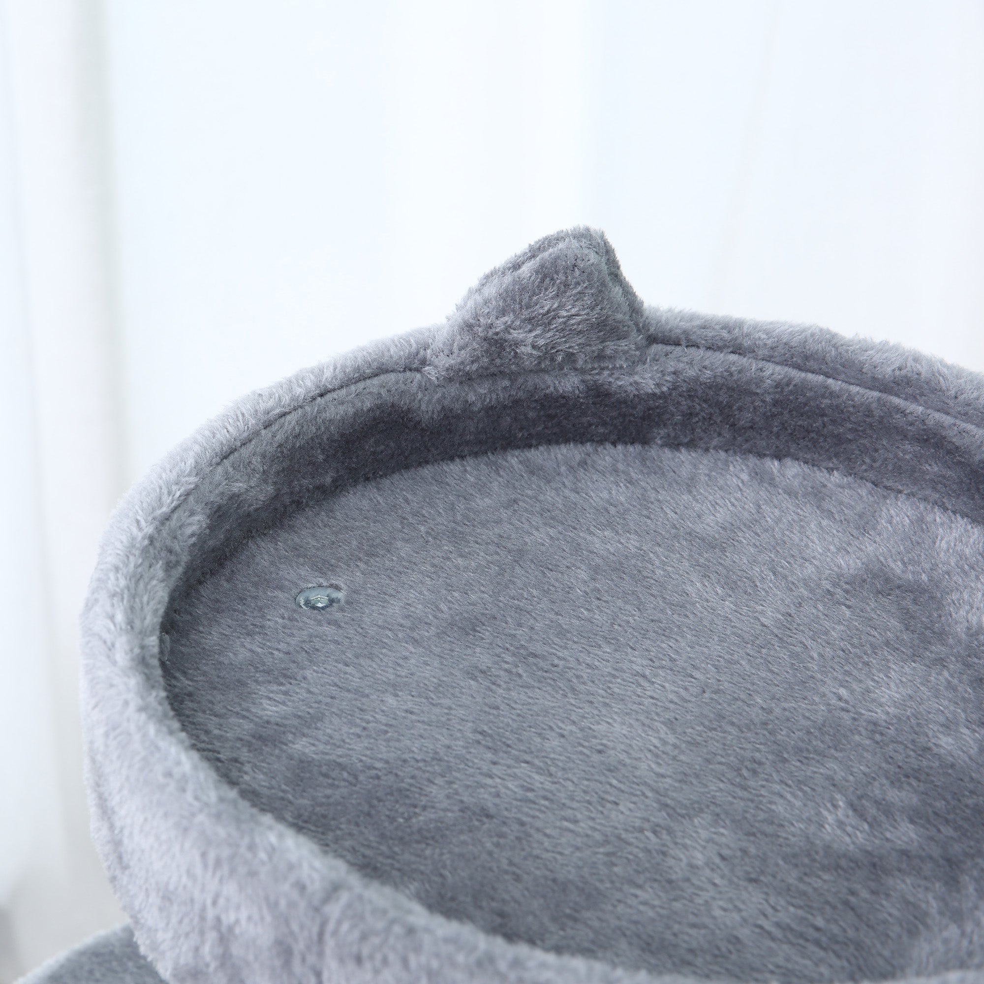 41 Inches Cat Tree, Multi-Level Cat Tower with Condo, Cute Cat Activity Center with Sisal Scratching Posts, Plush Perch, Hanging Ball, Grey