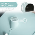 Load image into Gallery viewer, PawHut Cat Litter Box with Lid, Covered Litter Box for Indoor Cats with Tray, Scoop, Filter, 17" x 17" x 18.5" , Green
