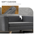 Load image into Gallery viewer, Dog Sofa Bed, Elevated Dog Couch for Medium and Small Dogs, with Soft Cushion, Removable and Washable Cover, Grey
