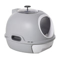 Load image into Gallery viewer, PawHut Covered Cat Litter Box, Kitty Litter Box with a Lid, Scoop Enclosed Drawer & Skylight for Cats, Easy to Clean, Gray
