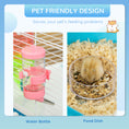 Load image into Gallery viewer, Hamster Cage, Large Small Animal House, 5-Level Guinea Pig Cage Gerbil Haven, Tunnel Tube System, with Water Bottle, Exercise Wheel, Food Dish, Ramps, Light Blue
