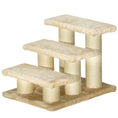 Load image into Gallery viewer, Pet Stairs 3-step Pet Ladder Cat dog Stairs Climb Ladder Cat Tree, Beige
