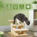 Load image into Gallery viewer, Pet Stairs 3-step Pet Ladder Cat dog Stairs Climb Ladder Cat Tree, Beige
