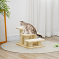 Load image into Gallery viewer, Pet Stairs 3-step Pet Ladder Cat dog Stairs Climb Ladder Cat Tree, Beige
