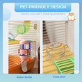 Load image into Gallery viewer, 5 Tiers Hamster Cage Portable Animal Travel Carrier Habitat with Exercise Wheels Play Tube Water Bottle Dishes House Ladder for Gerbils, Orange
