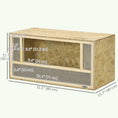 Charger l'image dans la visionneuse de la galerie, 34 Gallon Reptile Terrarium, 31.5" x 16" x 16" Reptile Tank with Sliding Door,  Jumping Spider Enclosure for Chameleon, Lizard, Snake, Frog, Turtle
