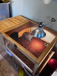 Load image into Gallery viewer, 36" Wooden Reptile Habitat for Turtles Lizards & Geckos Yellow
