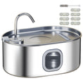 Load image into Gallery viewer, Cat Water Fountain Stainless Steel, 246 oz. / 7L Automatic Pet Fountain with Filters, Ultra-Quiet Pump, Visibility Window, Dog Water Bowl Dispenser for Cats, Dogs and Multi-Pet Homes
