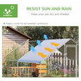 Load image into Gallery viewer, Chicken Run Galvanised Walk-in Chicken Coop Hen Poultry House Cage Rabbit Hutch Pet Playpen Garden w/ Water-Resist Cover, 3 x 4 x 2m
