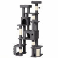 Load image into Gallery viewer, Extra Large Cat Tree Tower with Dual Baseboard, 79-Inch Heavy Duty Cat Tree for Indoor Large Adult Big Kittens with 5 Scratching Posts, 2 Condos, 2 Top Perches, Hammock, Self-Grooming Brush
