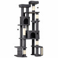 Load image into Gallery viewer, Extra Large Cat Tree Tower with Dual Baseboard, 79-Inch Heavy Duty Cat Tree for Indoor Large Adult Big Kittens with 5 Scratching Posts, 2 Condos, 2 Top Perches, Hammock, Self-Grooming Brush
