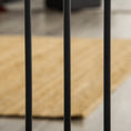 Load image into Gallery viewer, 29.1''-31.5'' Extra Wide Dog Gate with Cat Door with Stair Pressure Fit, Auto Close, Double Locking, for Doorways, Hallways, Stairs, Black
