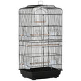 Load image into Gallery viewer, 36" Bird Cage for Finches, Canaries Budgies, Parrot Cage with Accessories, Handle, Black
