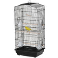 Load image into Gallery viewer, 36" Bird Cage for Finches, Canaries Budgies, Parrot Cage with Accessories, Handle, Black

