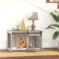 Load image into Gallery viewer, Dog Crate Furniture, Dog House Furniture Style for Large Breeds, Pet Kennel with Removable Cushion for Indoor Use, 98 x 58 x 61cm, Brown
