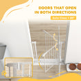 Load image into Gallery viewer, 30"-32" Baby Gate, 30"H Pet Gate with Auto-Close, Two-Way Open, Pressure Mounted for Stair, Doorways and Hallways, White
