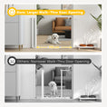 Load image into Gallery viewer, Retractable Stair Gate for Dogs, Pet Mesh Safety Gate, 82.5cm Tall, Extends up to 115cm for Doorways, Stairs, Hallways, Indoor Outdoor, Grey
