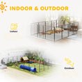 Load image into Gallery viewer, Dog Playpen, Wide 31.5" W Heavy-Duty Metal Puppy Play Pen, Pet Exercise Fences for Outside and Indoor, DIY Design with Door for Multiple Dogs, 24 Panels, 39" H

