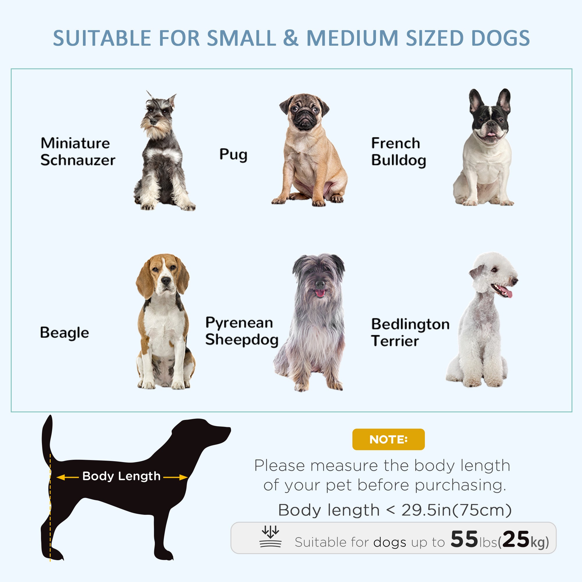 37" Heavy Duty Dog Crate, Foldable Dog Cage on Wheels with Double Locks, Removable Tray, Openable Top, Double Doors, Indoor Outdoor Use, for Small and Medium Dogs - Black
