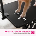 Charger l'image dans la visionneuse de la galerie, 43" L Hydraulic Dog Grooming Table, Z-Lift Height Adjustable Pet Grooming Table with Noose and Non-Slip Tabletop for Medium Large Dogs, Black
