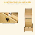 Load image into Gallery viewer, Cat Treadmill, Cat Exercise Wheel, 30 inch Kitten Running Wheel with Brake, Carpeted Runway for Exercise - Natural Wood Finish
