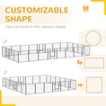 Load image into Gallery viewer, Dog Playpen, Wide 31.5"W Heavy-Duty Metal Puppy Play Pen, Pet Exercise Fences for Outside and Indoor, DIY Design with Door for Medium Dogs, 24 Panels, 31.5"H
